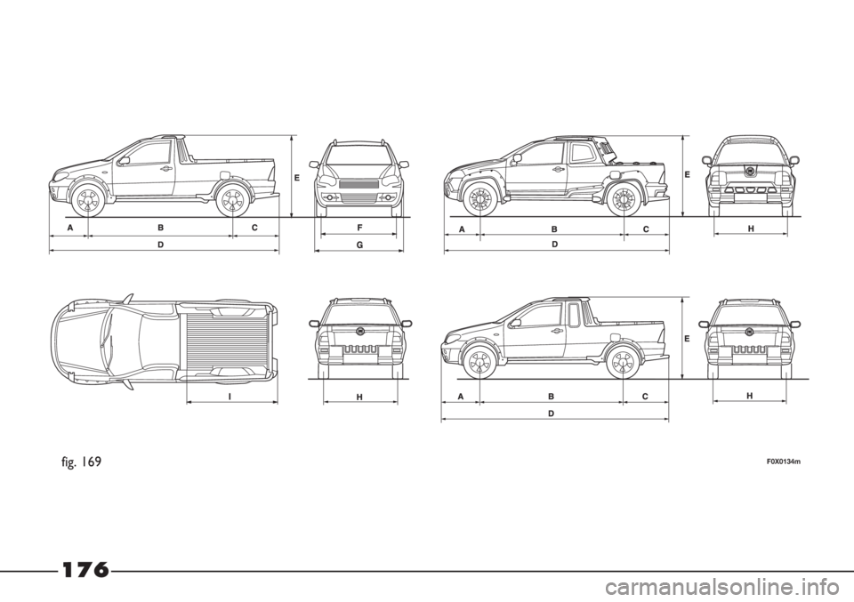 FIAT STRADA 2011  Owner handbook (in English) 176
fig. 169F0X0134m 