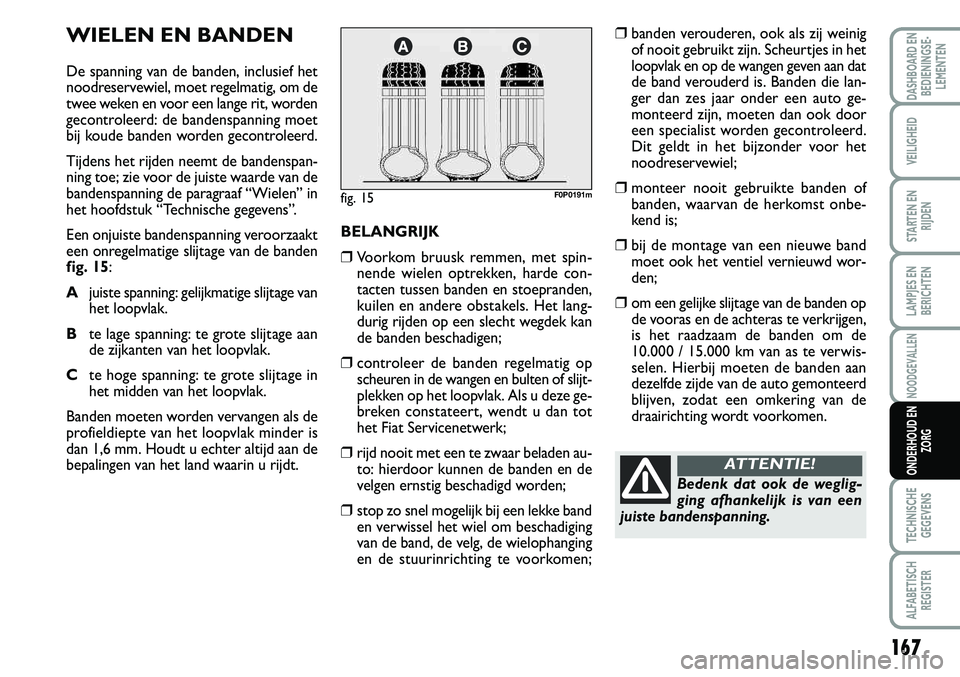 FIAT SCUDO 2013 Instructieboek (in Dutch) 16 7
LAMPJES EN
BERICHTEN
TECHNISCHE
GEGEVENS
ALFABETISCH
REGISTER
DASHBOARD EN
BEDIENINGSE FIAT SCUDO 2013 Instructieboek (in Dutch) 16 7
LAMPJES EN
BERICHTEN
TECHNISCHE
GEGEVENS
ALFABETISCH
REGISTER
DASHBOARD EN
BEDIENINGSE