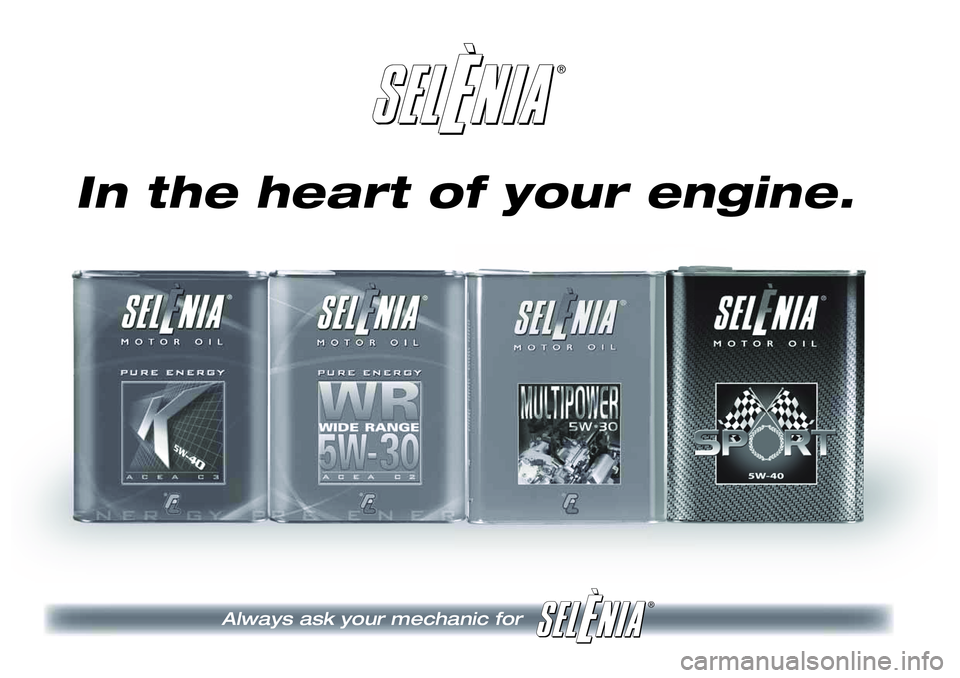 FIAT SCUDO 2015 Drift- og vedlikeholdshåndbok (in Norwegian) ®
Always ask your mechanic for
®
In the heart of your engine. FIAT SCUDO 2015 Drift- og vedlikeholdshåndbok (in Norwegian) ®
Always ask your mechanic for
®
In the heart of your engine.