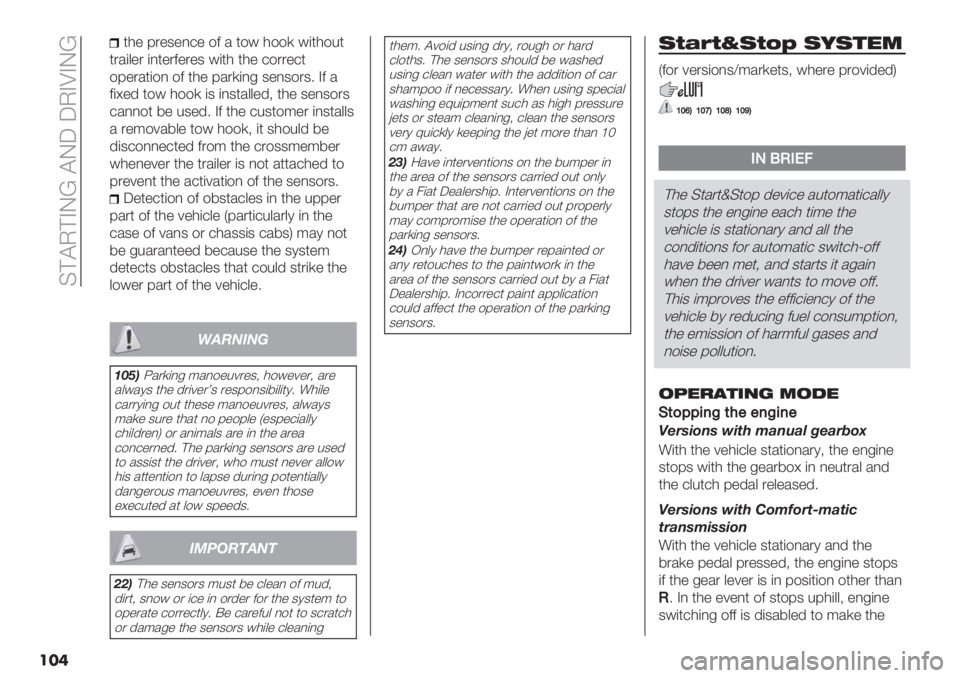 FIAT FIORINO 2021  Owner handbook (in English)  C?@J?AL‘ @LX XJAUAL‘
���
*0" 8."3",+" $2 / *$# 0$$) #(*0$%*
*./(&". (,*".2"."3 #(*0 *0" +$.."+*
$8"./*($, $2 *0" 8/.)(,- 3",3$.35 A2 /
2(=&#