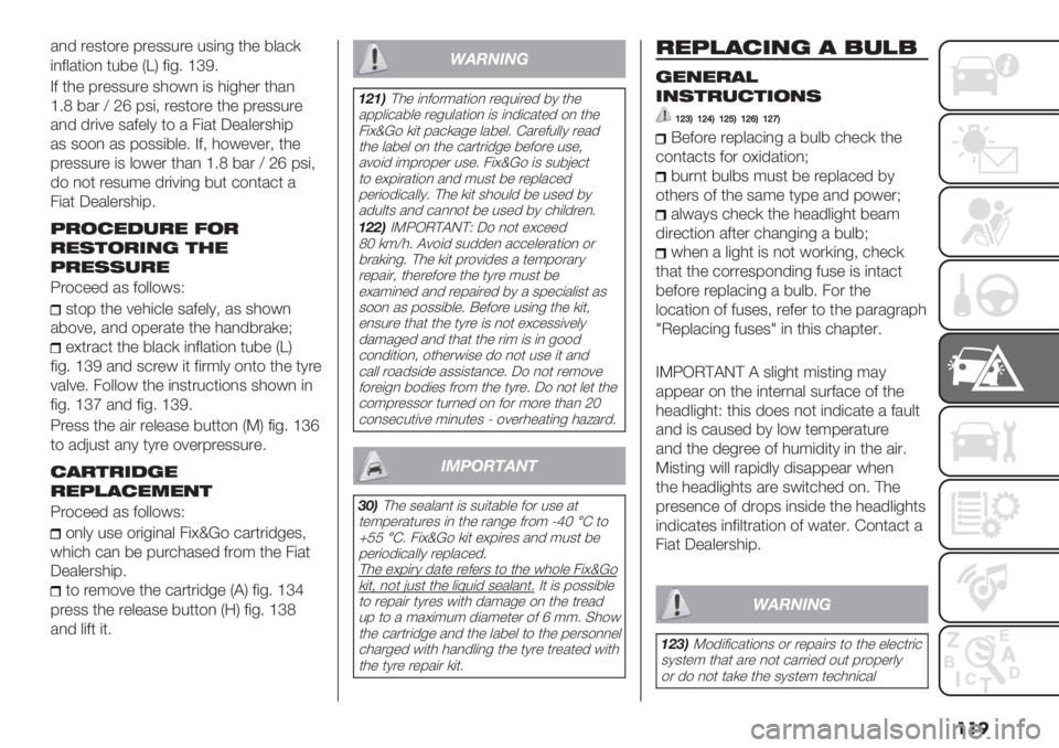FIAT FIORINO 2021  Owner handbook (in English) ���
/,’ ."3*$." 8."33%." %3(,- *0" 7&/+)
(,2&/*($, *%7" IcM 2(-5 ^aN5
A2 *0" 8."33%." 30$#, (3 0(-0". *0/,
^5Q 7/. [ Pd 83(; ."3*$." *0" 8."