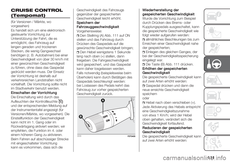 FIAT FIORINO 2020  Betriebsanleitung (in German) ���
-+%"*$ -3&#+3)
N#>QUEQHAS
S:;# 2(#,"1&(& ‘ KF#’0(+ D1
<1#5(,(*(&U
C, *%&$(90 ,"=* 4. ("&( (9(’0#1&",=*
5(,0(4(#0( 21##"=*04&5 34#
_&0(#,0;034&5 $(# /%*#0+ $"( 