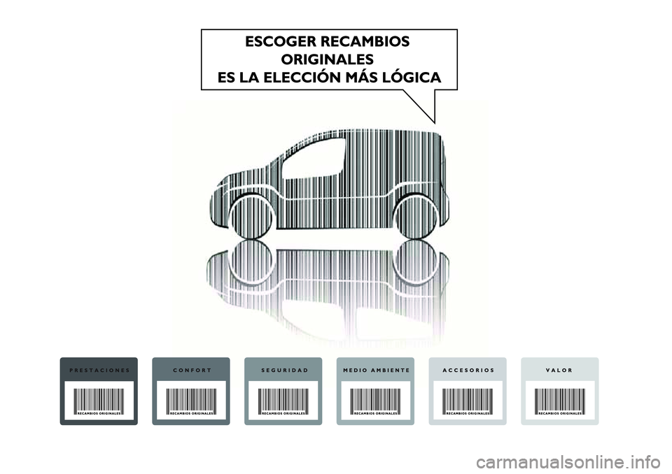 FIAT FIORINO 2017 Manual de Empleo y Cuidado (in Spanish) FIAT FIORINO 2017 Manual de Empleo y Cuidado (in Spanish)