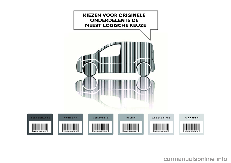 FIAT FIORINO 2017 Instructieboek (in Dutch) FIAT FIORINO 2017 Instructieboek (in Dutch)
