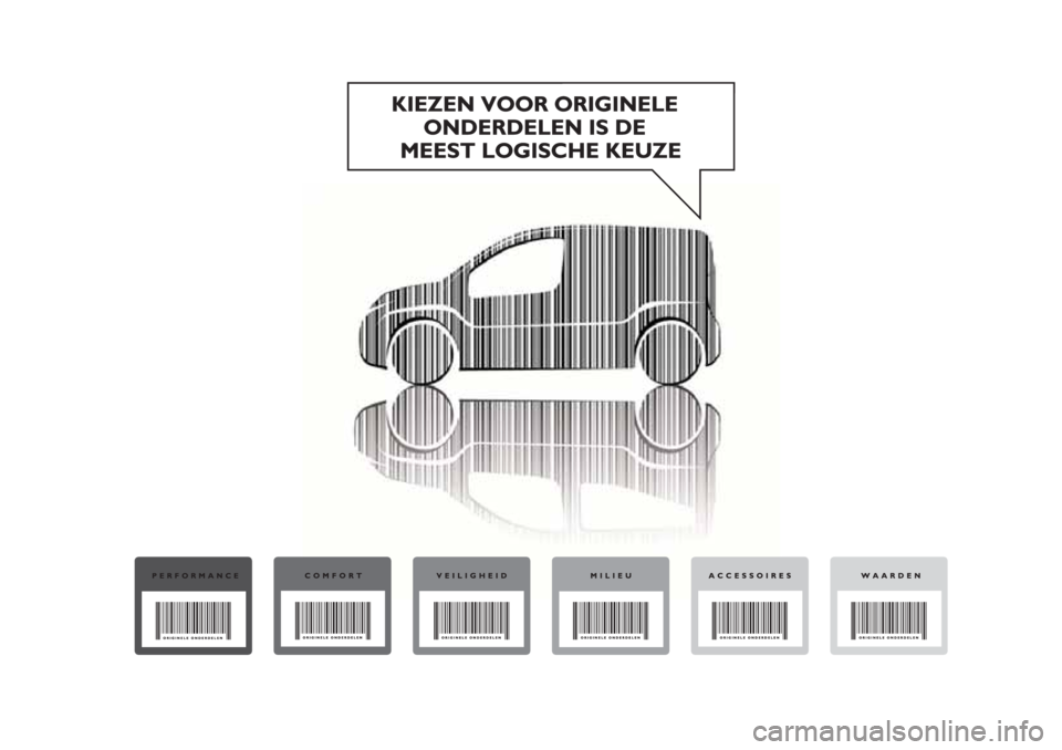 FIAT FIORINO 2018  Instructieboek (in Dutch) 