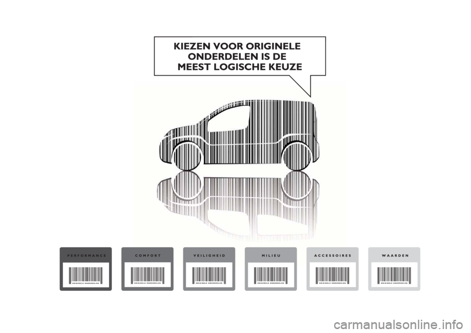 FIAT FIORINO 2020  Instructieboek (in Dutch) 