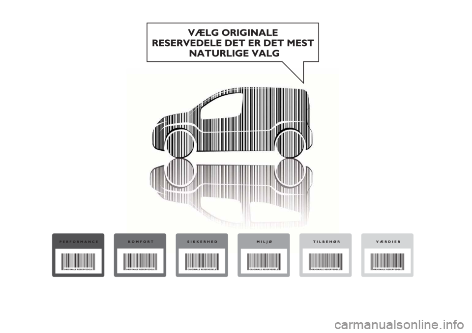 FIAT FIORINO 2020  Brugs- og vedligeholdelsesvejledning (in Danish) 