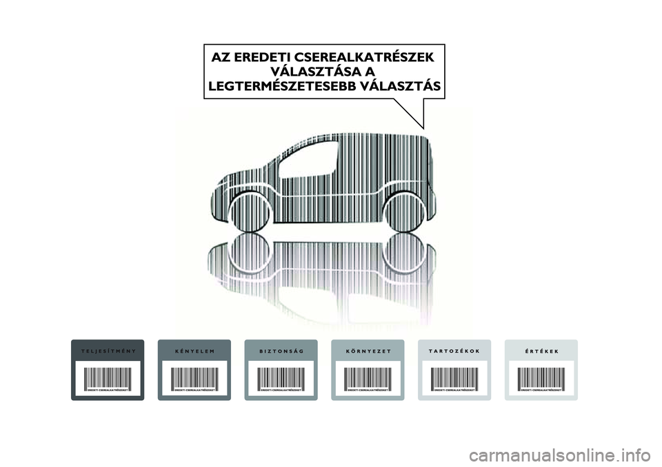 FIAT FIORINO 2017  Kezelési és karbantartási útmutató (in Hungarian) 