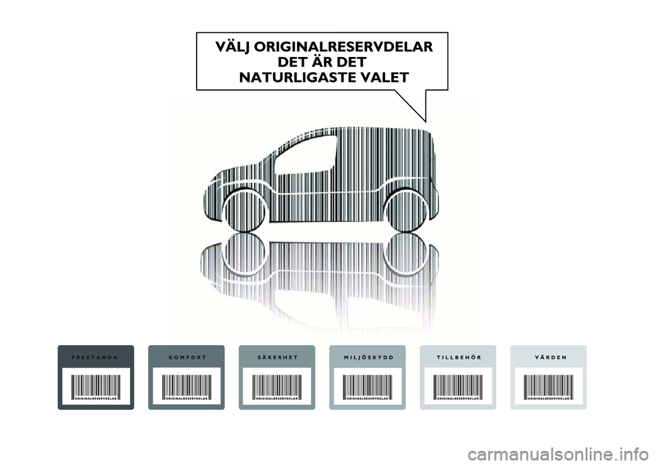 FIAT FIORINO 2017  Drift- och underhållshandbok (in Swedish) 