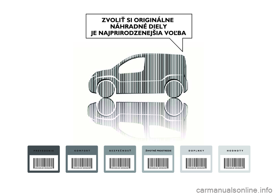 FIAT FIORINO 2017  Návod na použitie a údržbu (in Slovak) 