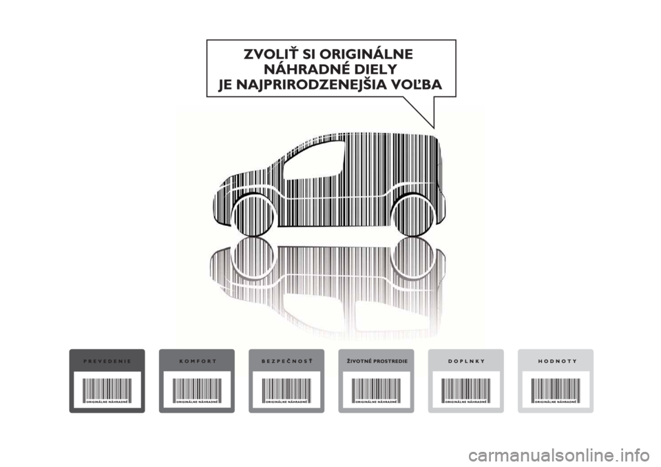 FIAT FIORINO 2020  Návod na použitie a údržbu (in Slovak) 