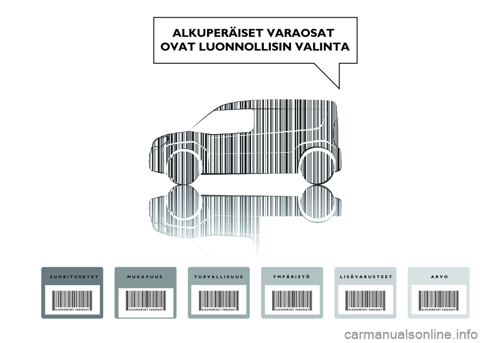 FIAT FIORINO 2016 Käyttö- ja huolto-ohjekirja (in in Finnish) FIAT FIORINO 2016 Käyttö- ja huolto-ohjekirja (in in Finnish)
