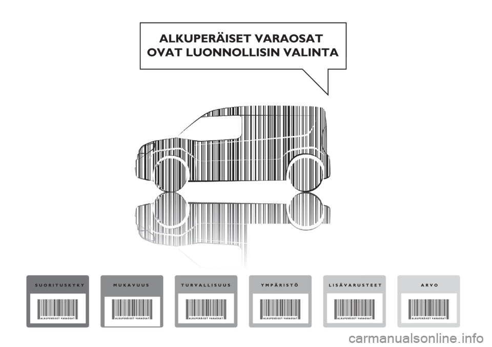 FIAT FIORINO 2019  Käyttö- ja huolto-ohjekirja (in in Finnish) 