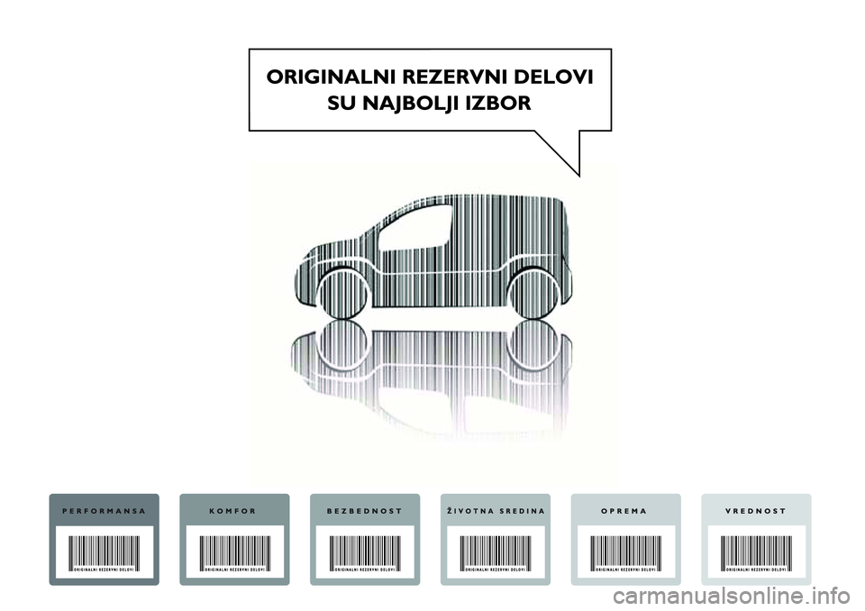 FIAT FIORINO 2016 Knjižica za upotrebu i održavanje (in Serbian) FIAT FIORINO 2016 Knjižica za upotrebu i održavanje (in Serbian)