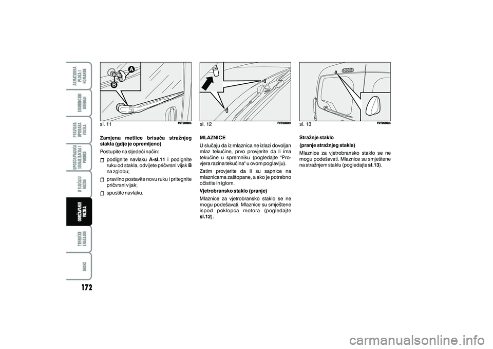 FIAT FIORINO 2012  Knjižica s uputama za uporabu i održavanje (in Croatian) 