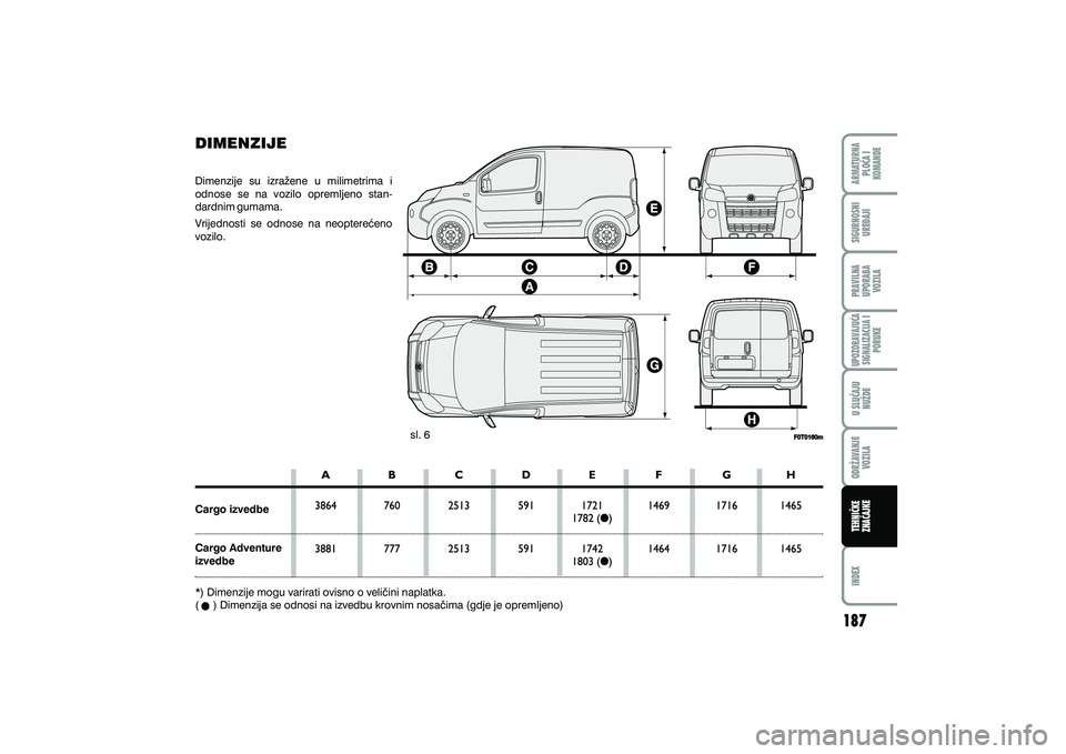 FIAT FIORINO 2017  Knjižica s uputama za uporabu i održavanje (in Croatian) 