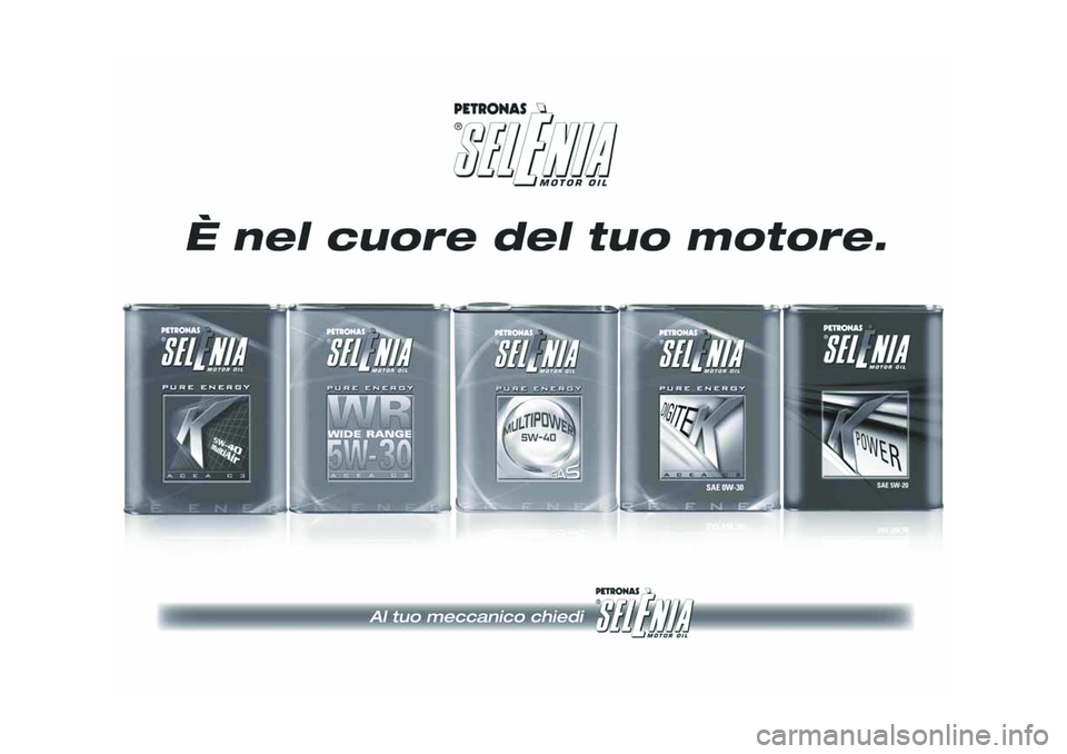 FIAT 124 SPIDER 2018 Libretto Uso Manutenzione (in Italian) FIAT 124 SPIDER 2018 Libretto Uso Manutenzione (in Italian)