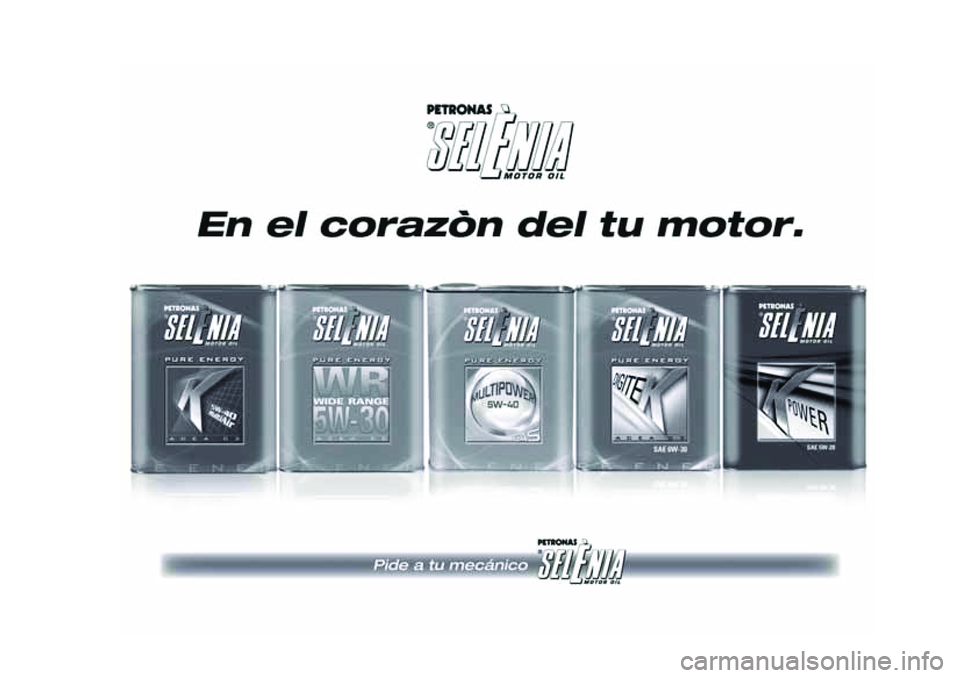 FIAT 124 SPIDER 2018  Manual de Empleo y Cuidado (in Spanish) 