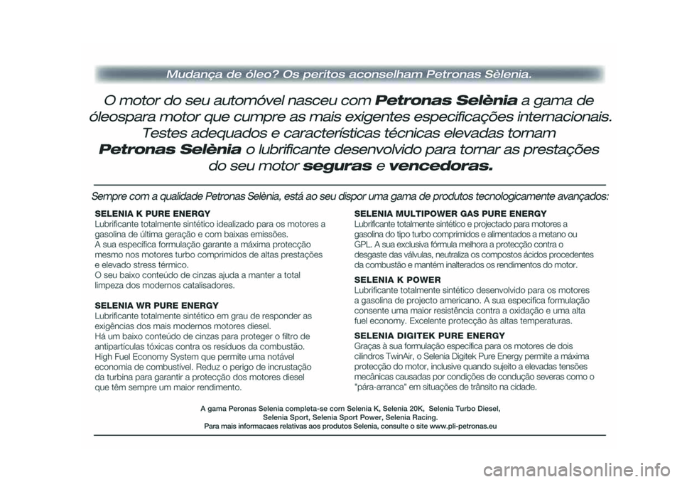 FIAT 124 SPIDER 2018 Manual de Uso e Manutenção (in Portuguese) FIAT 124 SPIDER 2018 Manual de Uso e Manutenção (in Portuguese)