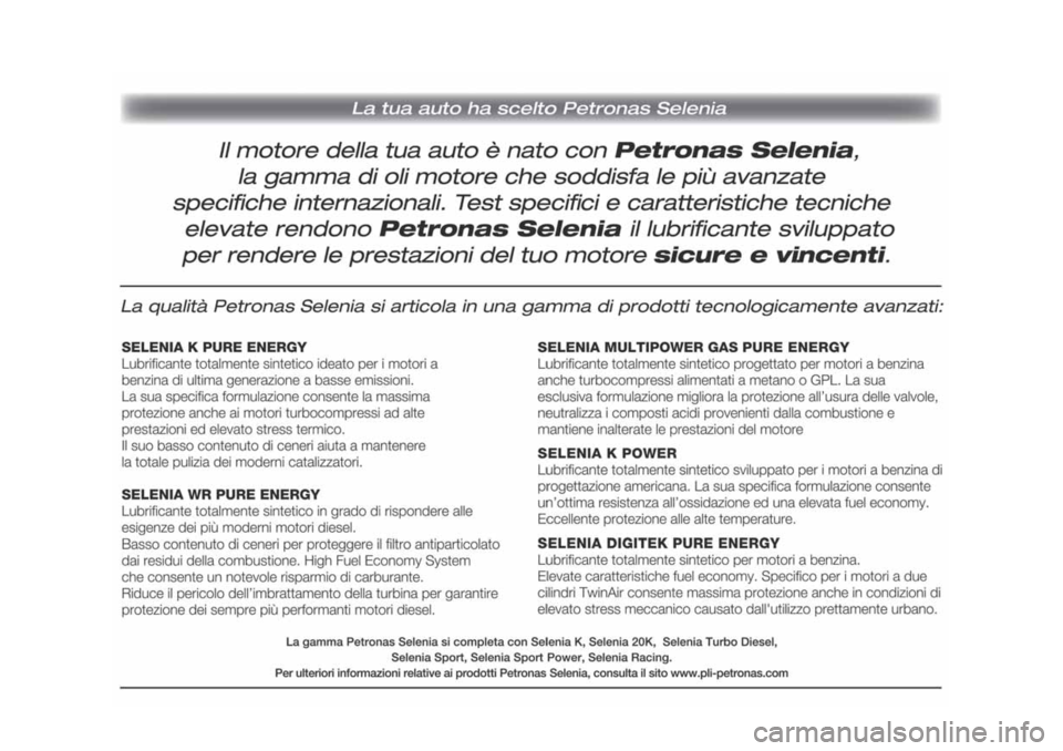 FIAT TIPO 5DOORS STATION WAGON 2018 Libretto Uso Manutenzione (in Italian) FIAT TIPO 5DOORS STATION WAGON 2018 Libretto Uso Manutenzione (in Italian)
