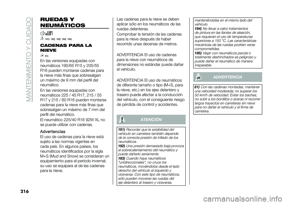 FIAT TIPO 5DOORS STATION WAGON 2021  Manual de Empleo y Cuidado (in Spanish) ��%�7�.�$��.�?�%�?��.�$�-��Y���=�?�:�7�:�-
���	 ������
 �
���������	�
�@�>�@�4 �@�>�<�4 �@�>�G�4 �@�>�A�4 �@�>�F�4
�������
 ���� ��
����� �>�@�4
�� ��	� ��