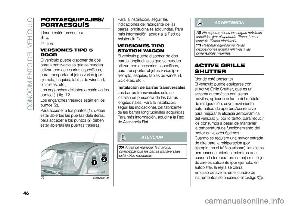 FIAT TIPO 5DOORS STATION WAGON 2021  Manual de Empleo y Cuidado (in Spanish) ���-�.�-��?�%�?��.�$�-��:����8���N��=��-
��	 ��	���������� ��
�
��	�����
����
 �,����� ����!� ����������/
�G�F�4
�@�=�4 �@�@�4
����
��	���
 ��