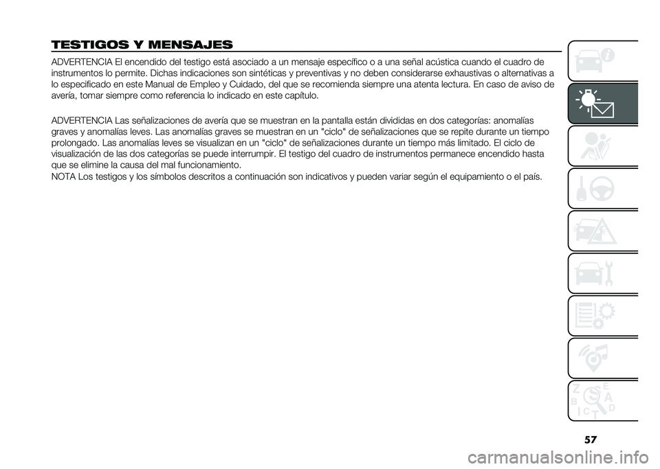 FIAT TIPO 5DOORS STATION WAGON 2021  Manual de Empleo y Cuidado (in Spanish) ��

���
����	�
 � ����
�� ��
 �7�:�8��"�$��.��?�7 �� ��������� ��� ������� ���� �	�����	�� �	 �� �
����	�&� ���������� � �	 ���	 ���6