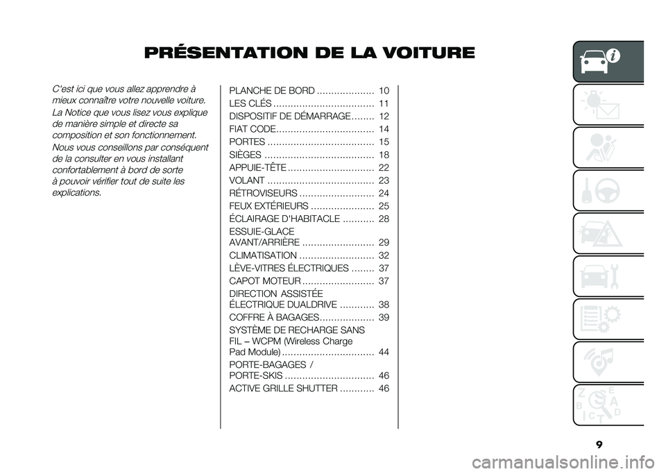 FIAT TIPO 5DOORS STATION WAGON 2021  Notice dentretien (in French) �
���	���
��
����
 �� ��
 ������������ �
��
 ��� ���� ��	�	�� ������
��� �
��
��� ���
�
��!��� ����� �
�����	�	� ���
�����
�8� �