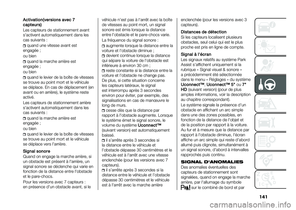 FIAT TIPO 5DOORS STATION WAGON 2021  Notice dentretien (in French) ����&��	����	����"��� ����� ���� �G
����	��
� ��#
�8�� �������� �� �����
��
�
����
� ����
�
������
���
� ��������
������
� ��