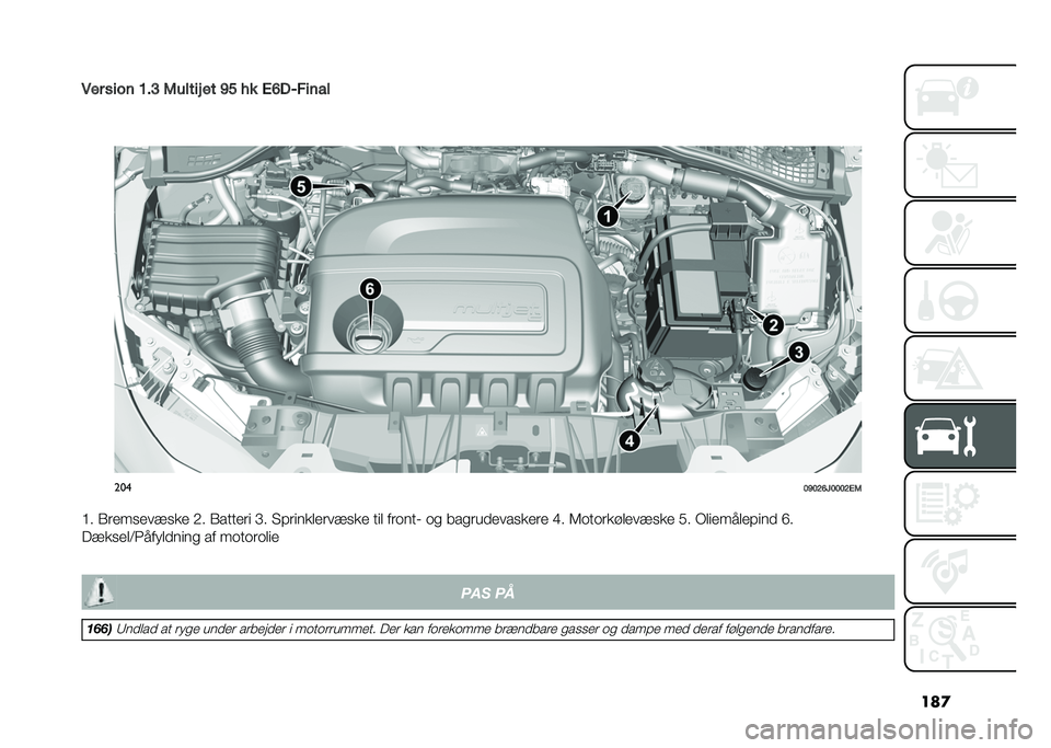 FIAT TIPO 5DOORS STATION WAGON 2021  Brugs- og vedligeholdelsesvejledning (in Danish) ���

�4�� ���� �?��E �3����� �� �C�D �� ��A�+�G�"����
�
�
���
�<�C�<�;�A�7�<�<�<�;��3
�>� �3����
����
�� �*� �3������ �E� �� ����������
�� ��