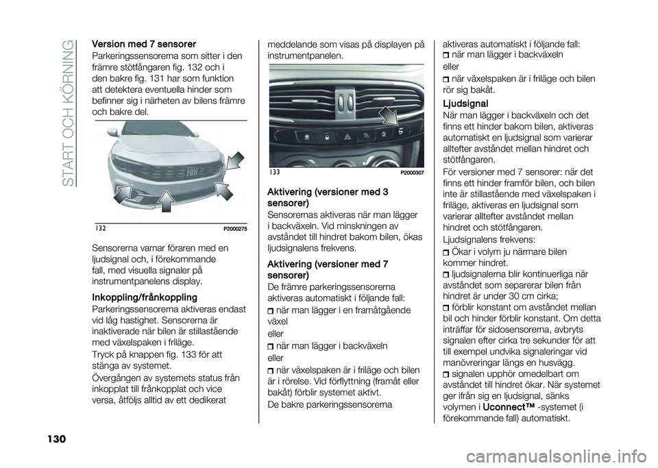FIAT TIPO 5DOORS STATION WAGON 2021  Drift- och underhållshandbok (in Swedish) ��!�&�3�*�&��+�?�;��:�C�*�,�"�,�$
��� �)�� ����	 ���
 �E ���	��� ��
�5������������������� ��� ���	�	�� � ���
������ ��	��	�������� ��