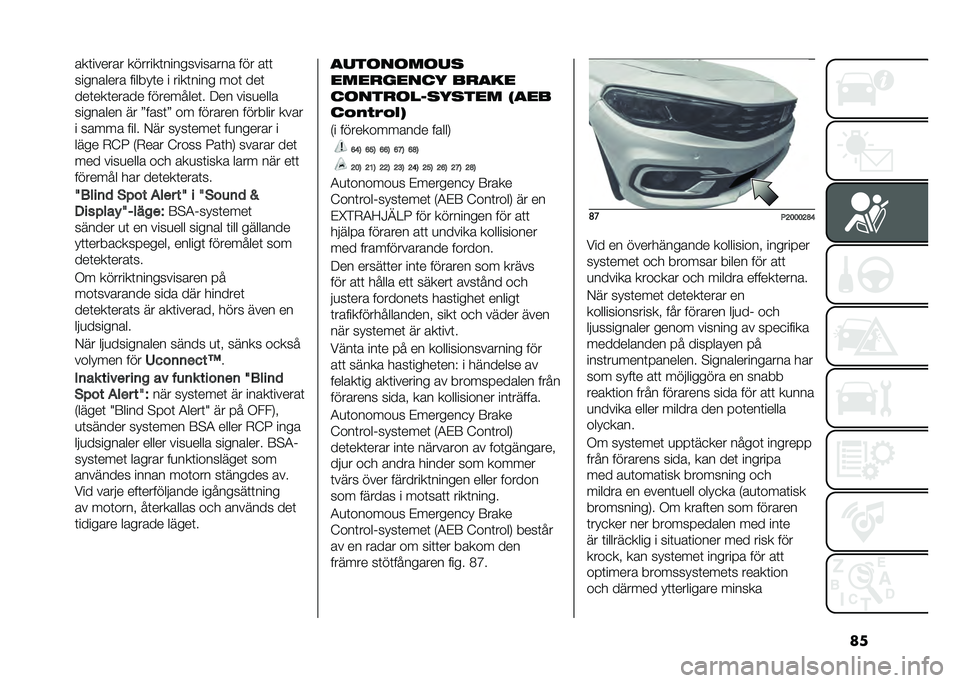 FIAT TIPO 5DOORS STATION WAGON 2021  Drift- och underhållshandbok (in Swedish) �����	������ �������	������������ ��� ��	�	
��������� ������	� � ����	���� ���	 ���	
���	���	����� ���������	� �9�� ���