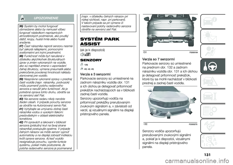 FIAT TIPO 5DOORS STATION WAGON 2021  Návod na použitie a údržbu (in Slovakian) ��������������
����,����%�
 �� �
���� �#���@����
���
������ ����� �� ���
���� ��$��� �#���@���� ��	�����
��
 �����������)