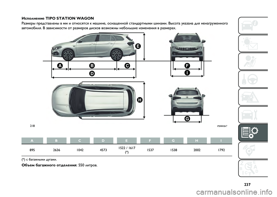 FIAT TIPO 5DOORS STATION WAGON 2021  Руководство по эксплуатации и техобслуживанию (in Russian) �^�_�o
�A��
������� �\�,�i�f �1�\�+�\�,�f�k �y�+�d�f�k
�*������ ���������	��� � �� � ������
���
 � ������� �����)�����  ������������ ��