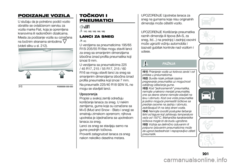 FIAT TIPO 5DOORS STATION WAGON 2021  Knjižica za upotrebu i održavanje (in Serbian) ����	�������� ������
� ��
����� �� �� ��	������	 ��	���� ��	�
��
�	
�	������� �� �	��
������	� ������� �
�
��	�
��
� ����� ��