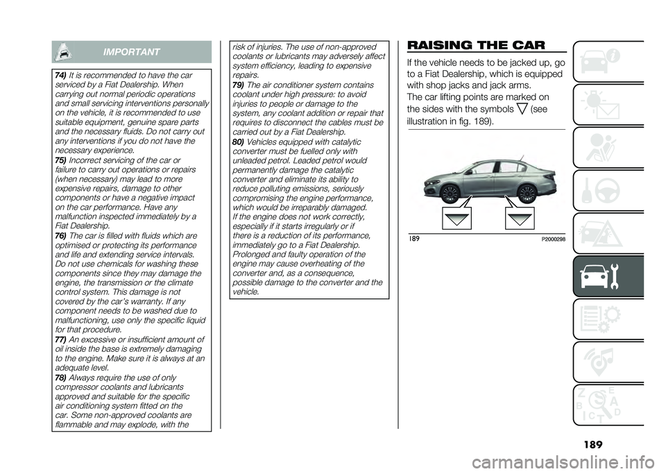 FIAT TIPO 4DOORS 2021  Owner handbook (in English) ������������
����"� �	� ��������
��� �� ���� ��� ���
�����	��� �� � ��	�� �3��������	�� ����
 ������	�
� ��� �
����� ���