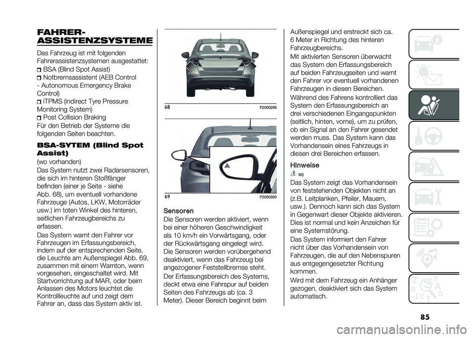 FIAT TIPO 4DOORS 2021  Betriebsanleitung (in German) ���������
�����������
����� �-��
 ������	�� ��
� ��� �����	���	�
�����	���
�
��
��	���
�>�
��	��	� ���
��	�
�����	��2
���# �4����
