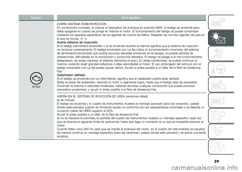 FIAT TIPO 4DOORS 2021  Manual de Empleo y Cuidado (in Spanish) ���,�����!�	 �1��( ���!�
����
�
��
��	�
�6�7��"�O�6 �;�=�;�$��%�6 ��-�D�9�?�=�.�Y����=�I�.
�� ����������� ����
�	����  �	� ������	� �� ��������