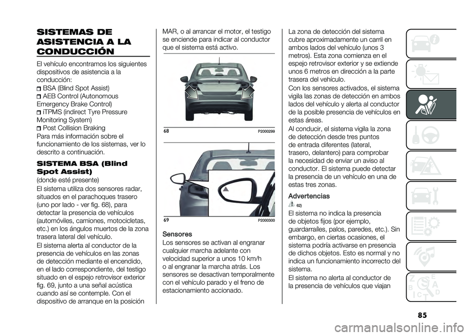 FIAT TIPO 4DOORS 2021  Manual de Empleo y Cuidado (in Spanish) ���
��
�����
 ��
��
��
������ � ��
��	��������
�� �������� ��������	�
�� ��� ����������
������������ �� �	���������	 