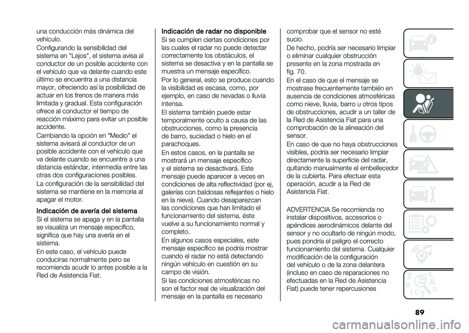 FIAT TIPO 4DOORS 2021  Manual de Empleo y Cuidado (in Spanish) �����	 ���������� �
�� �����
���	 ���
���������
���������	��� ��	 �����������	� ���
������
�	 �� �P���&���P�  �� ������
�	