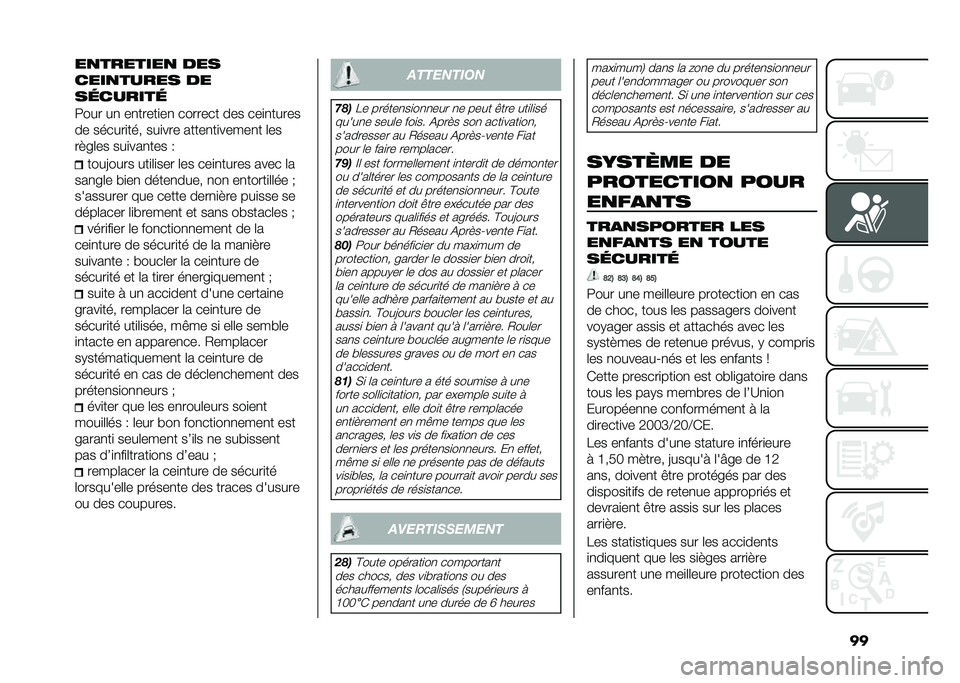 FIAT TIPO 4DOORS 2021  Notice dentretien (in French) ����
�������
 ���
����
����� ��
��	������	
�<��� ��
 ��
�����
��
 ������� ��� ���
�
�����
�� ������
��� ���
��� �����
��
��