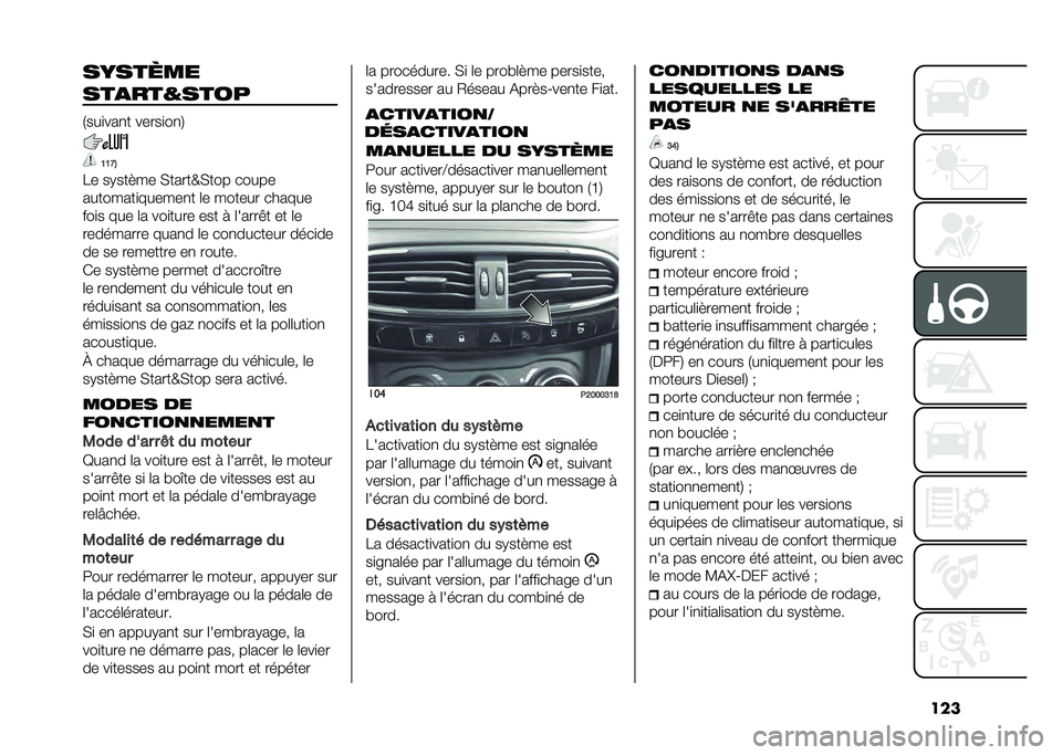 FIAT TIPO 4DOORS 2021  Notice dentretien (in French) ����������
���
���4����
�.���
���
� �����
��
�1
�=�=�G�#
�7� ��+����� �)�����^�)��� �����
��������
������
� �	� ������ ������
�