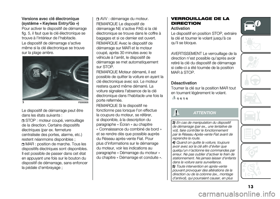 FIAT TIPO 4DOORS 2021  Notice dentretien (in French) ���.�� ����� ���� ��� �����	� �����
�
�"��(��	��� �A �F ��(���� �/��	� �(�*�5� �B�#
�<��� ����
��� �	� ��
�����
��
� �� ���������
��