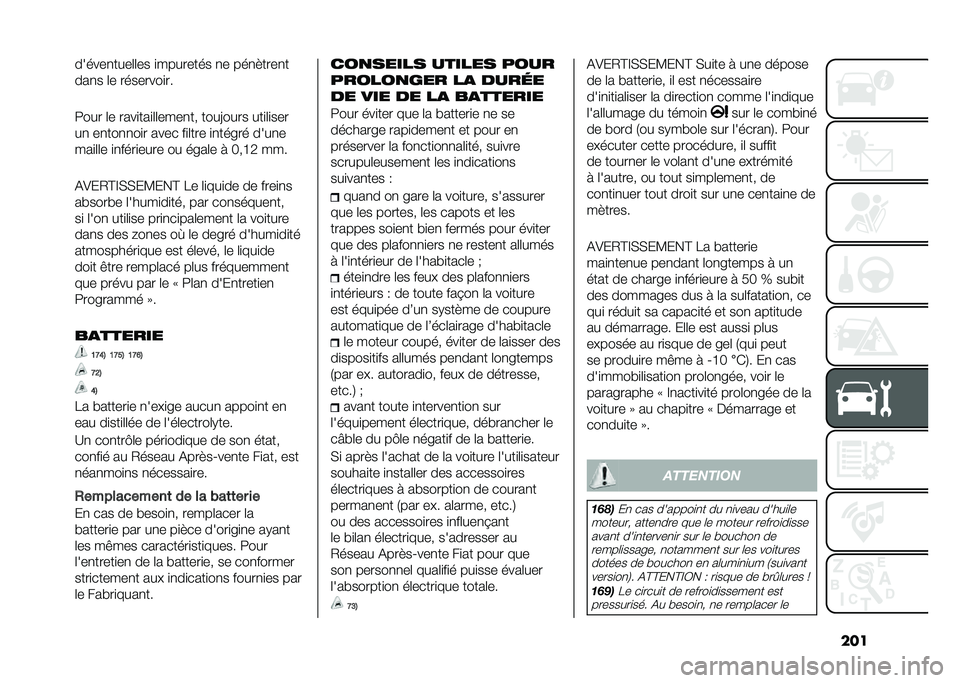 FIAT TIPO 4DOORS 2021  Notice dentretien (in French) ���������
����	�	�� �
�������� �
� ���
�����
�
���
� �	� ��������
��
�<��� �	� ����
���
�	�	����
�� ����=���� ���
�	�
���
��
 ��
�
