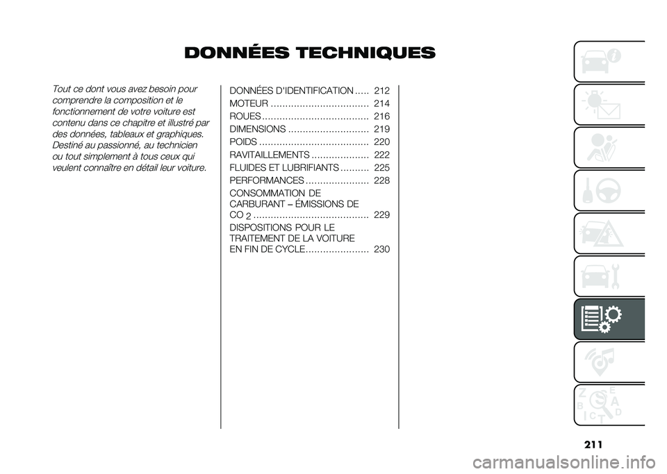 FIAT TIPO 4DOORS 2021  Notice dentretien (in French) ���
���
�
�	�� �����
������?��� �� ���
� ���� ���� � ����
�
 ����
�������
��� �	� �������
��
��
 �� �	�
���
���
��
�
����
� �� �