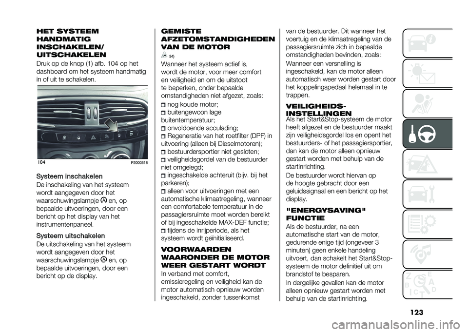 FIAT TIPO 4DOORS 2021  Instructieboek (in Dutch) ������ �
��
����
���������	
���
������
���
����
������
��
��
�� �� �� ���� �4�?�5 ���
� �?�.�A �� ���	
�����
���
� �� ���	 ��2��	�