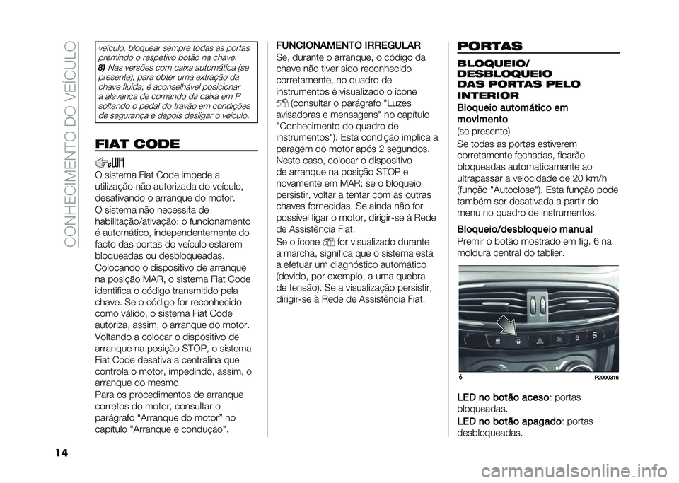 FIAT TIPO 4DOORS 2021  Manual de Uso e Manutenção (in Portuguese) ��.�6�)�J�/�.�B��/�)�D�6��*�6��>�/�U�.�?�H�6
��
��	�����
� ���
���	�� ��	����	 ��
�
�� �� ��
����
���	����
�
 �
 ��	���	����
 ��
��#�
 �� �����	�
�"