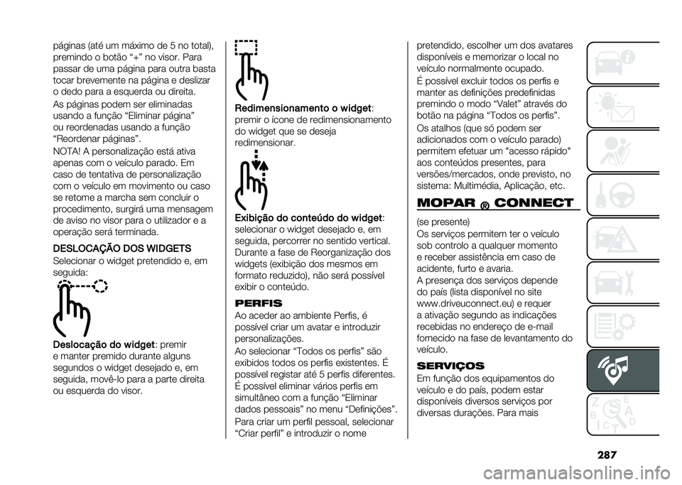FIAT TIPO 4DOORS 2021  Manual de Uso e Manutenção (in Portuguese) ���
������� �4��� �� ������
 �
�	 �9 ��
 ��
����7�
���	����
�
 �
 ��
��#�
 �Y�\�Z ��
 ����
�� ����
������ �
�	 ��� ������ ���� �
���� �