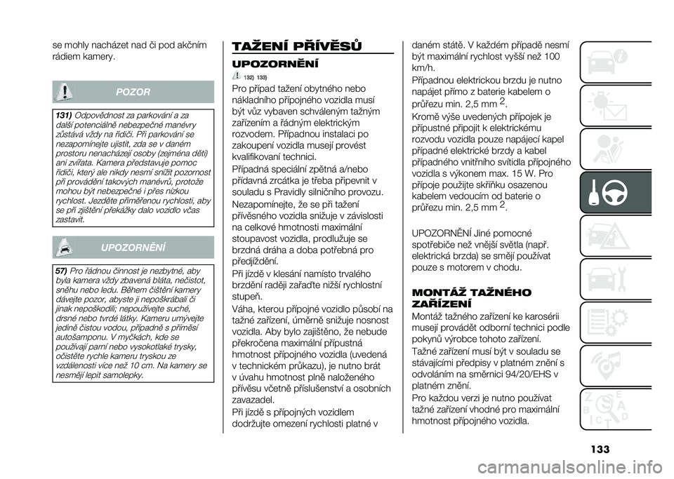 FIAT TIPO 4DOORS 2021  Návod k použití a údržbě (in Czech) �����	 �����" ���#����	� ��� �� ��� ������
� ����	� ����	� �"�
�����
�����4�����
����� �� ��� ������ � ��
����*� ����	��#��
