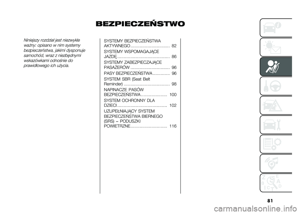 FIAT TIPO 4DOORS 2021  Instrukcja obsługi (in Polish) ��
����	�����������8����	���� ��������# ��	�� ���	����
��	
������1 ������� � ���
 �����	�
�
��	����	���	�"����� ���
��
� ���